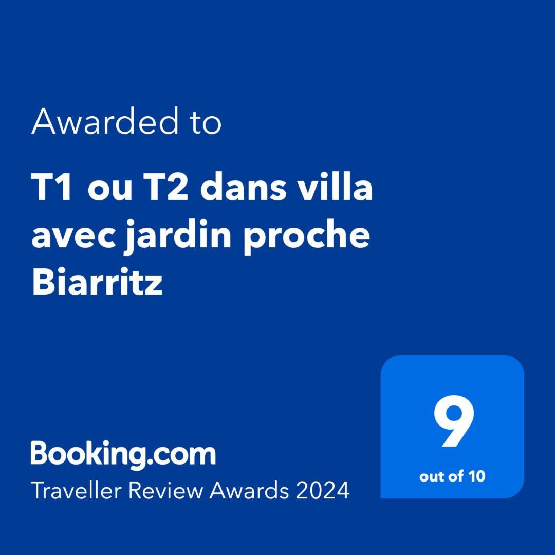 T1 Ou T2 Dans Villa Avec Jardin Proche Biarritz Англе Екстериор снимка