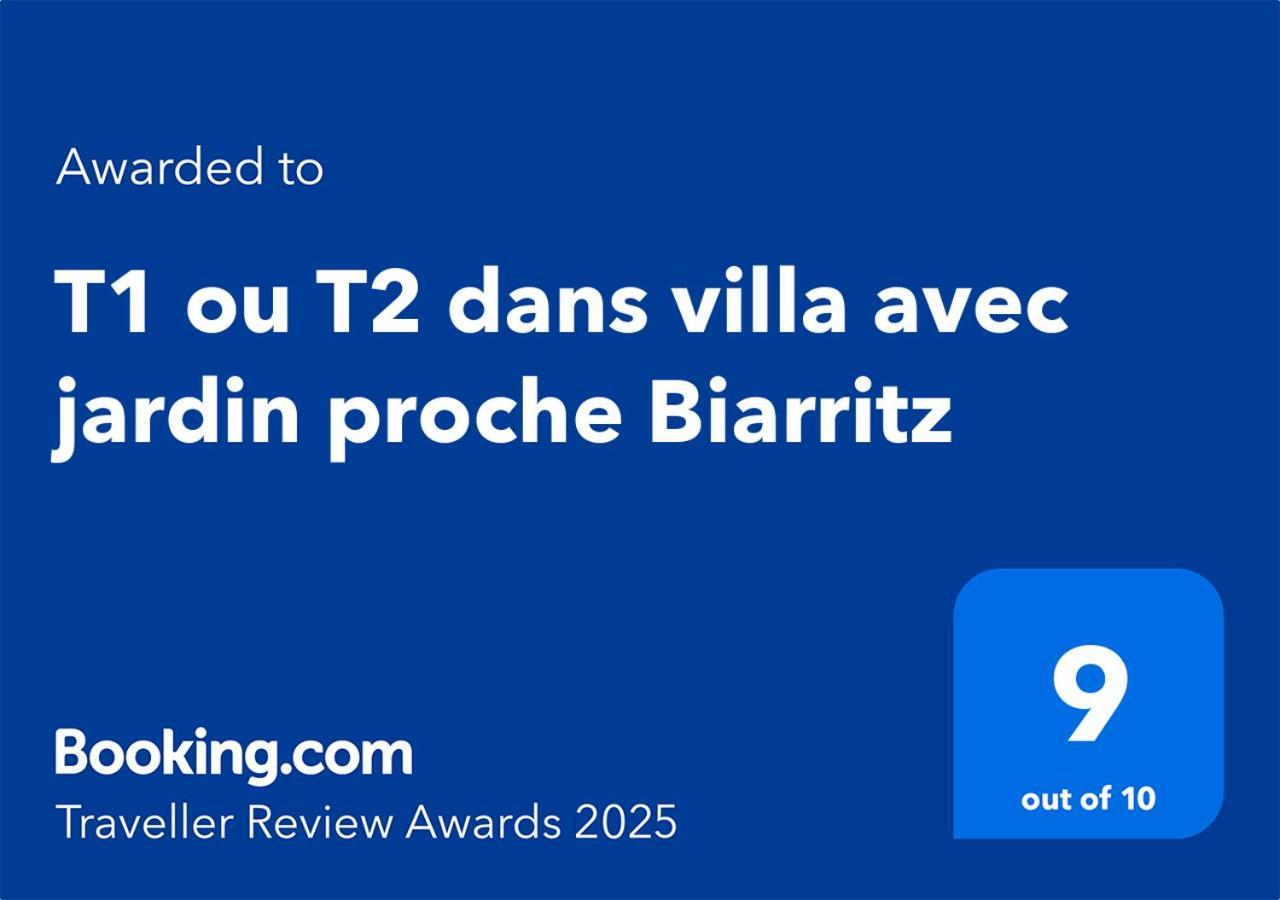 T1 Ou T2 Dans Villa Avec Jardin Proche Biarritz Англе Екстериор снимка